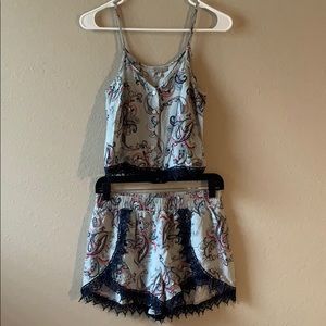 Charlotte Russe: floral two-piece